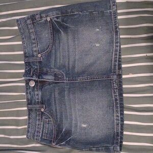 Jean Mini Skirt